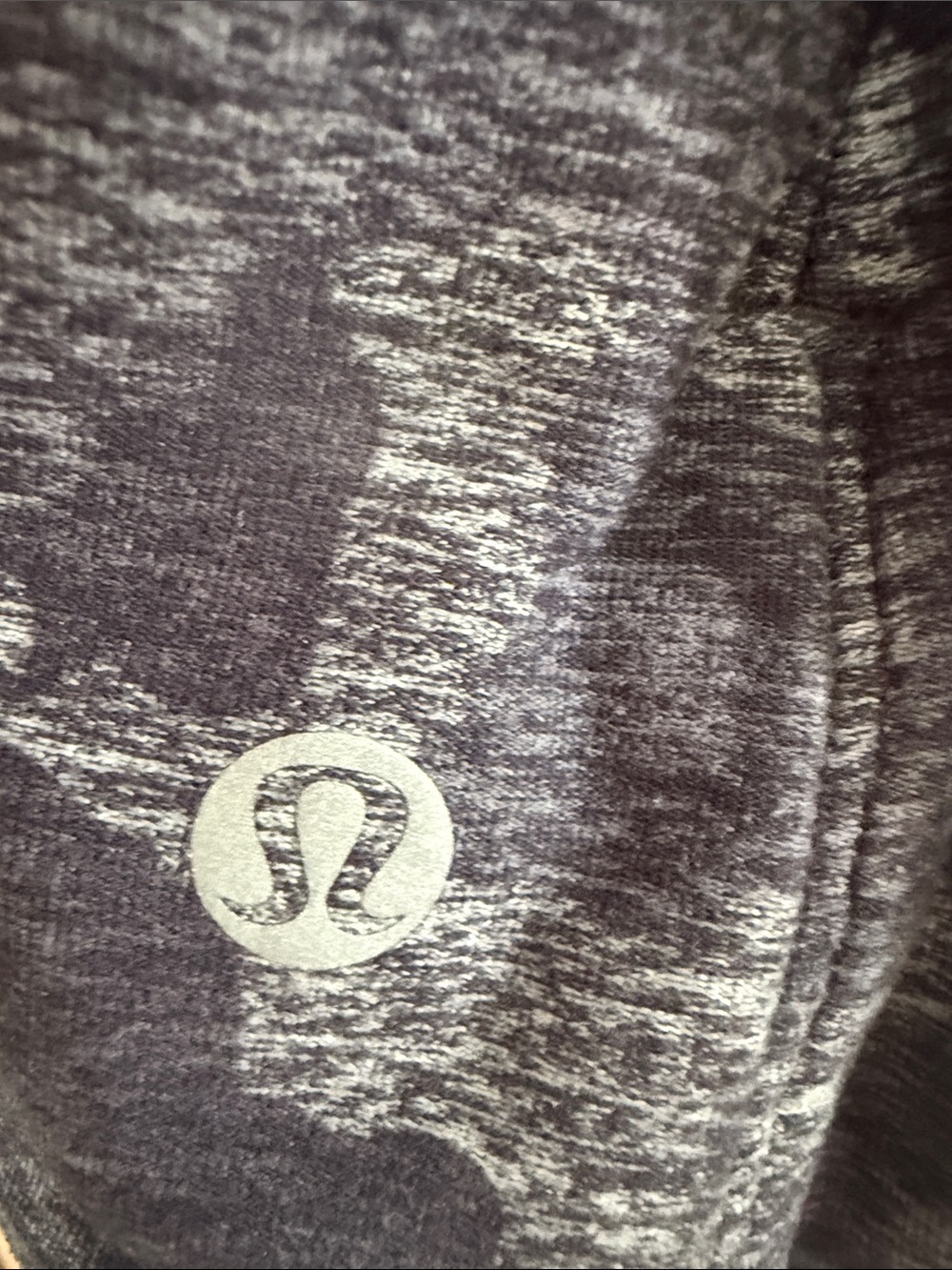 Lululemon Gray Camo Long-Sleeve Women's Top - Picture 3 of 3